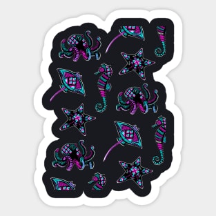 NEON OCEAN Sticker